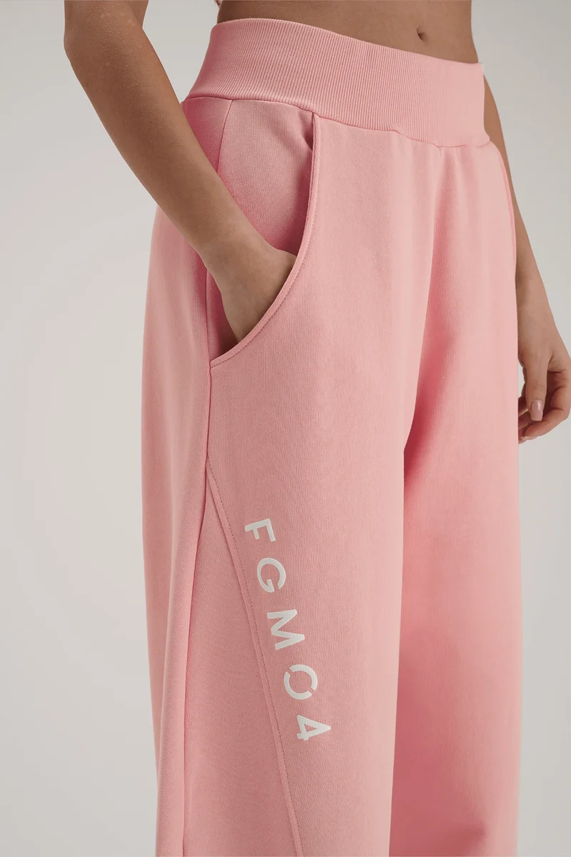 Pantalone Donna Baggy Ikonic Rosa Chiaro