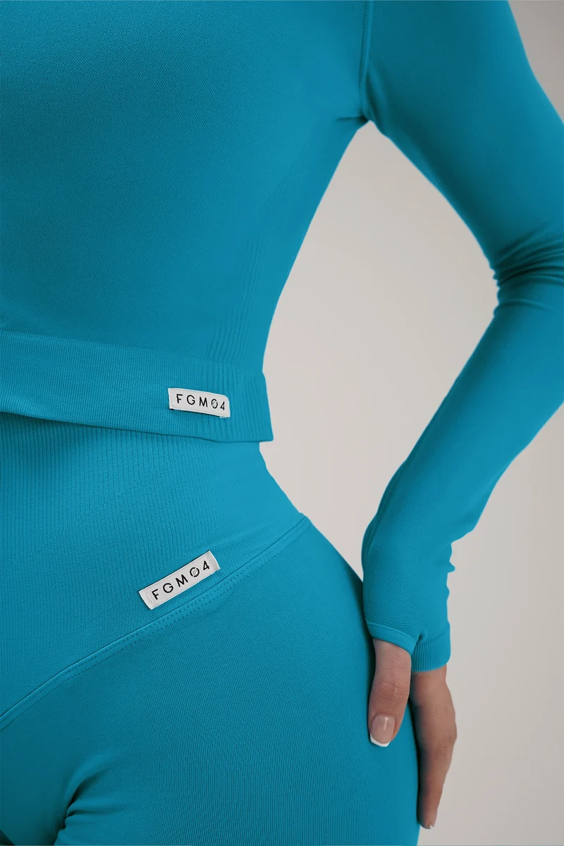 Bolero Full Zip Azzurro Hawaiian