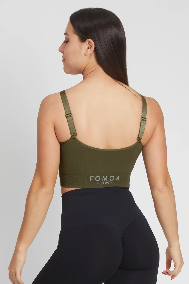 Top Adele 2.0 Verde Militare