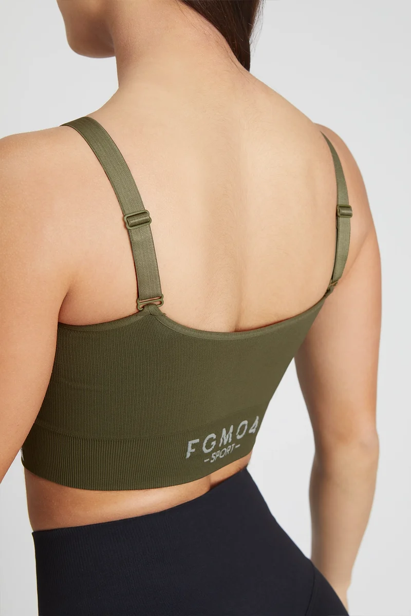 Top Adele 2.0 Verde Militare