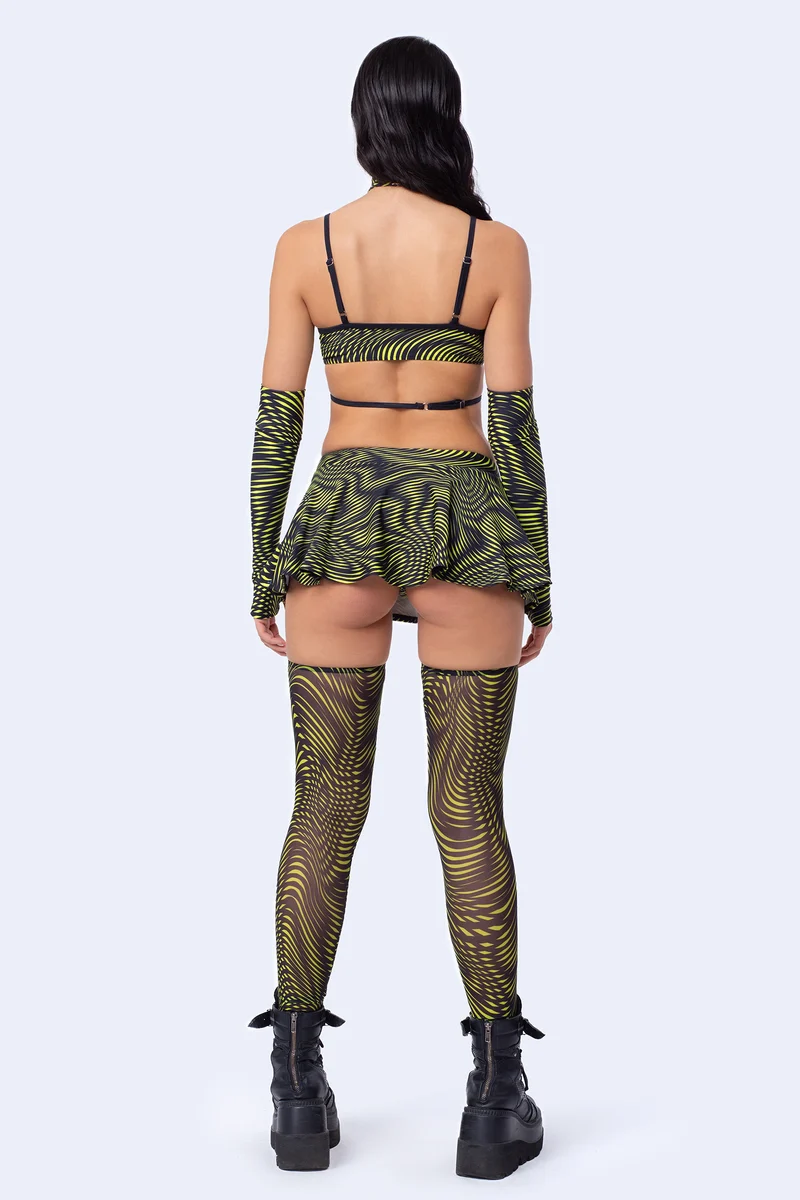 The Other Side Strappy Triangle Top