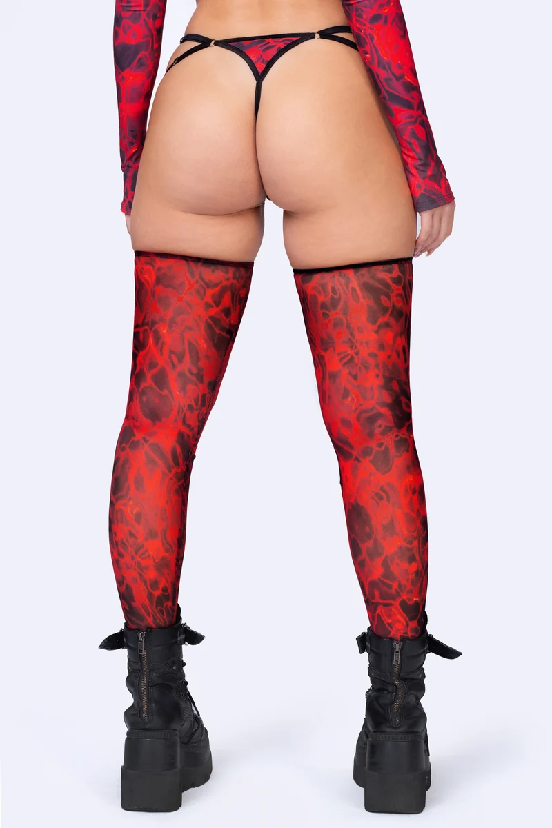 Strange Brew Strappy Bikini Bottoms