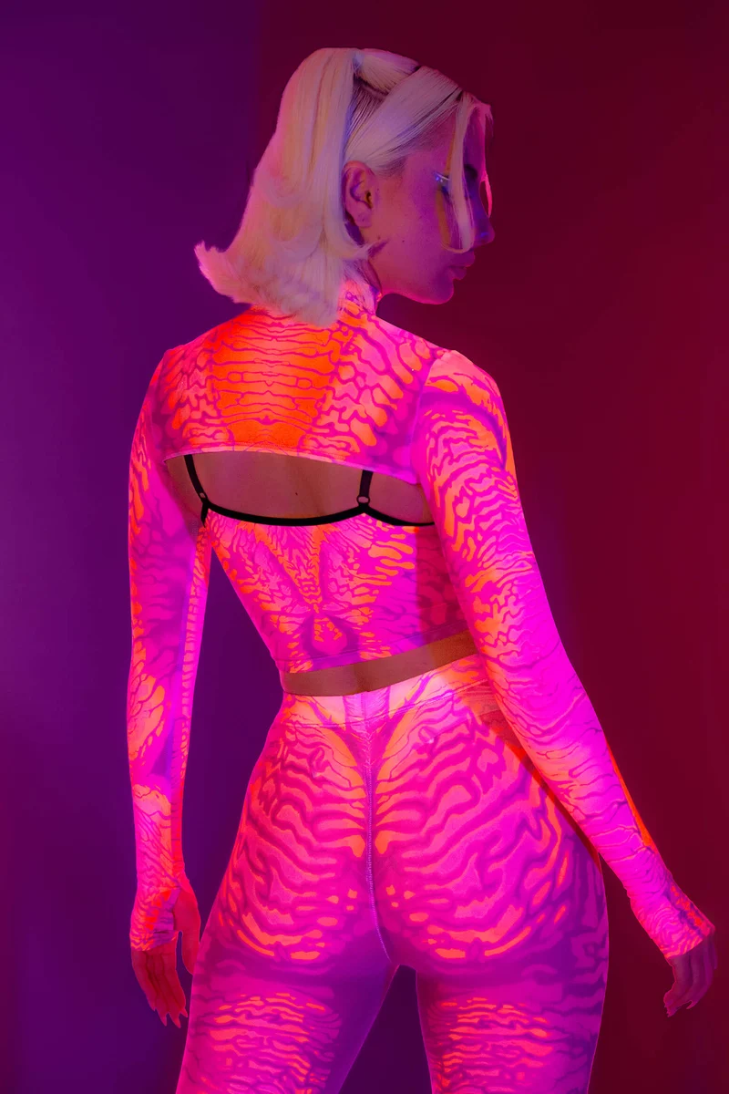 In The Flesh Mesh 2 Piece Shrug