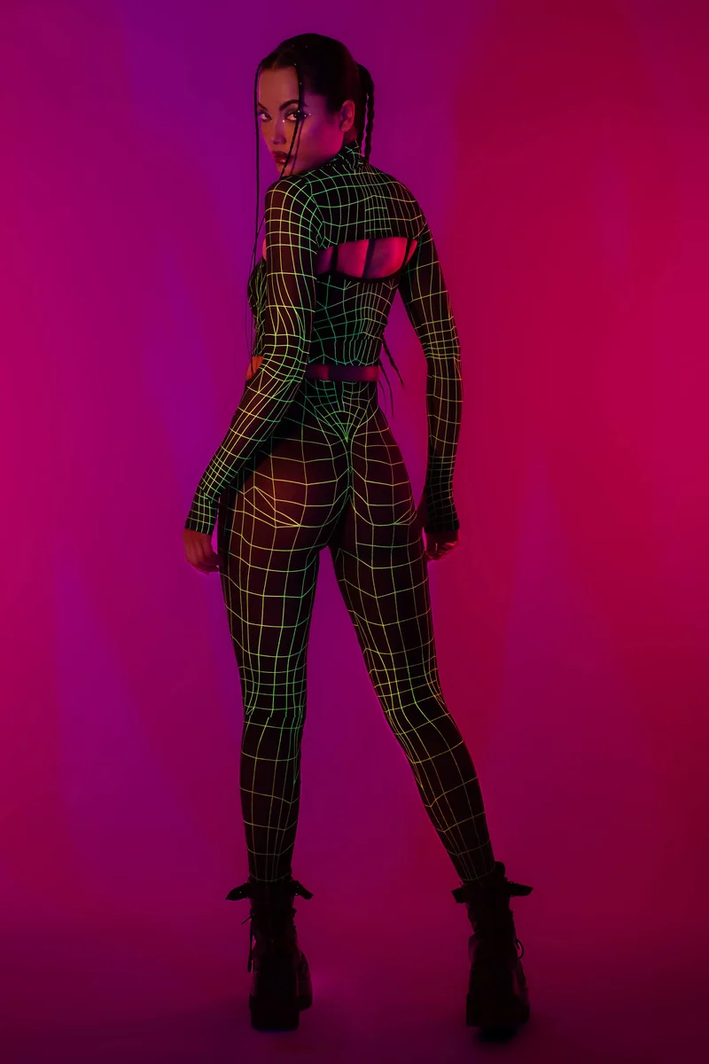 Equilibrium Mesh 2 Piece Shrug