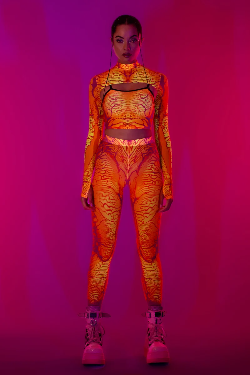Beneath The Surface Mesh 2 Piece Shrug