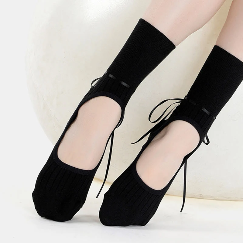 Olivenorma Rückenfreie Pilates-Socken mit verstellbarem Riemen, atmungsaktiv, weich und komfortabel – ideal für Damen.