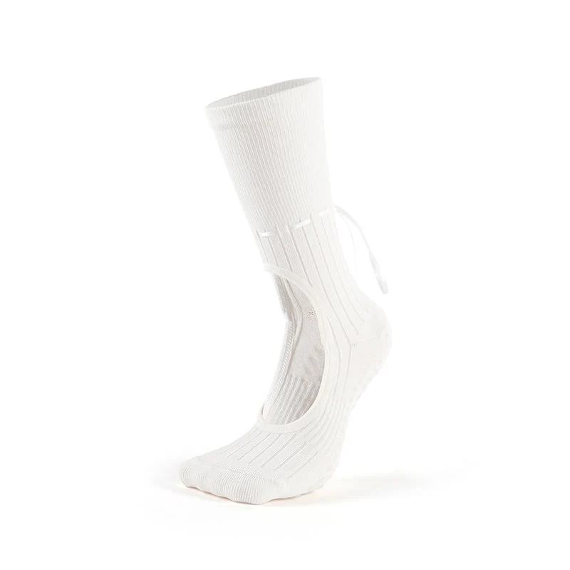 Olivenorma Rückenfreie Pilates-Socken mit verstellbarem Riemen, atmungsaktiv, weich und komfortabel – ideal für Damen.