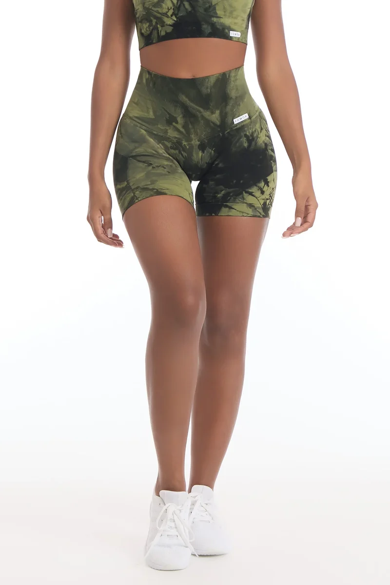 Shorts Push Up Maltinto Verde Purgatorio