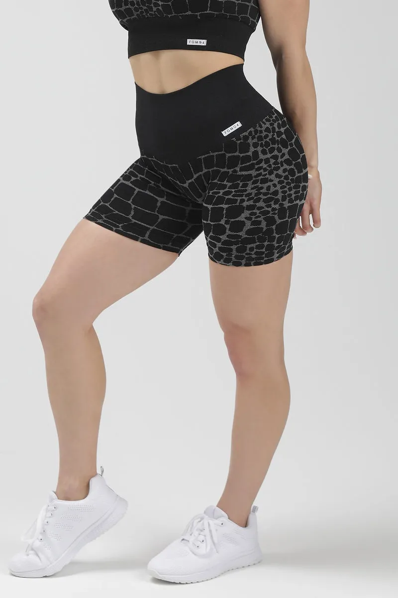 Shorts Push Up All-Up Cocco Nero