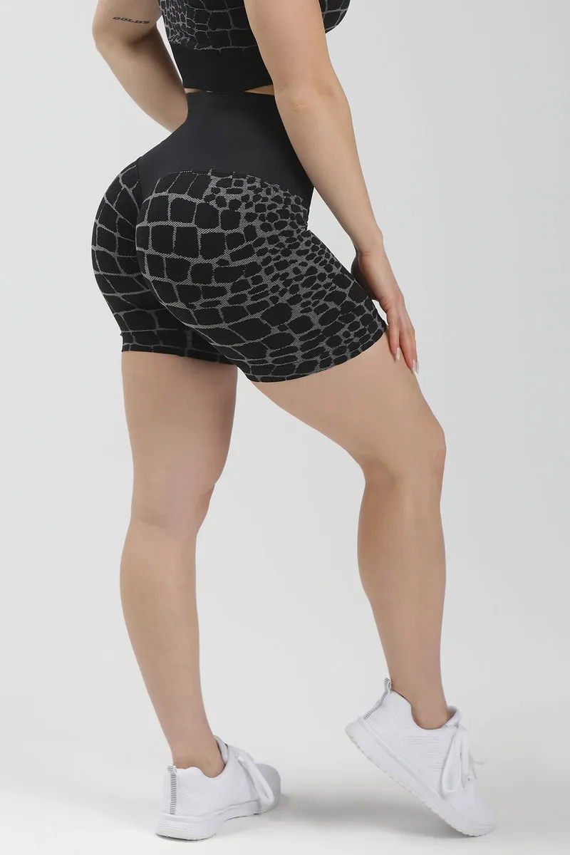 Shorts Push Up All-Up Cocco Nero
