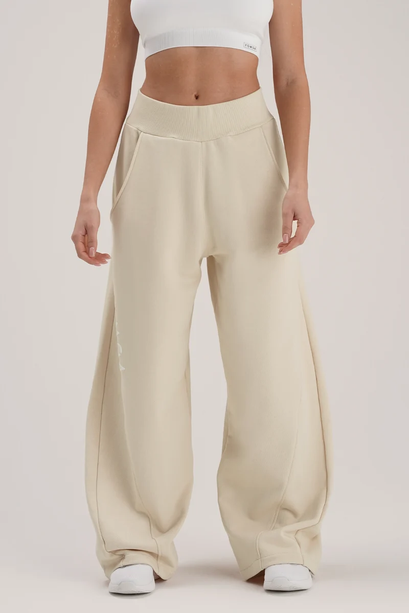 Pantalone Donna Baggy Ikonic Burro