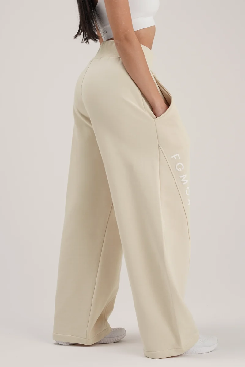 Pantalone Donna Baggy Ikonic Burro