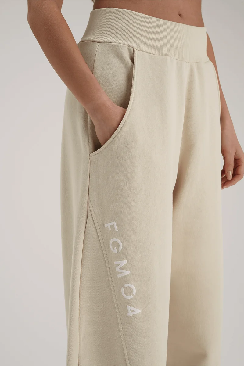 Pantalone Donna Baggy Ikonic Burro