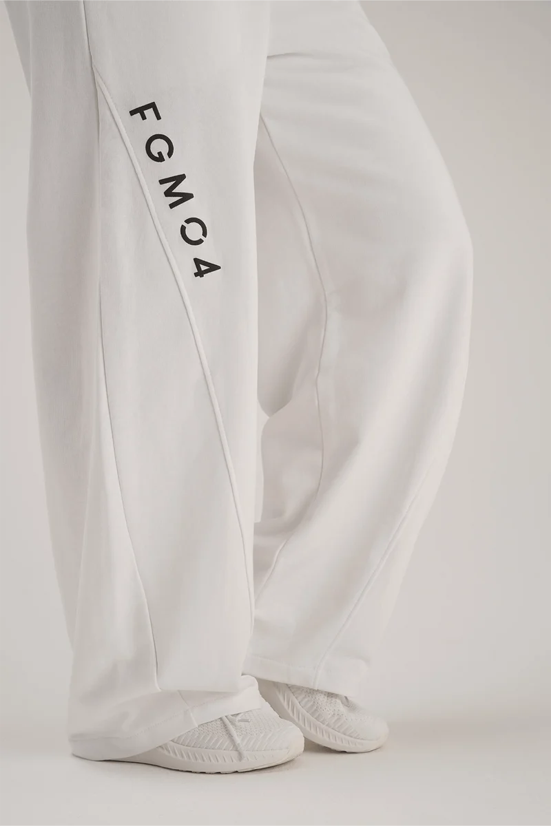 Pantalone Donna Baggy Ikonic Bianco