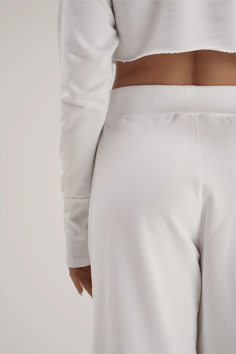 Pantalone Donna Baggy Ikonic Bianco