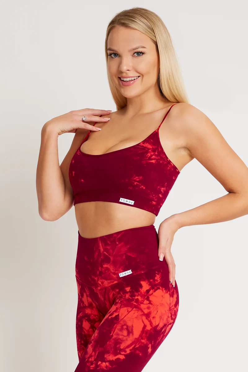 Top Maltinto Rosso Inferno - Taglia Unica