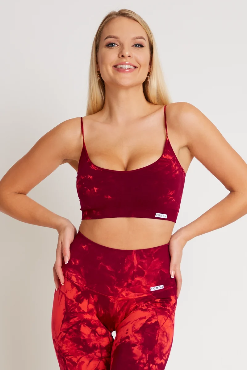 Top Maltinto Rosso Inferno - Taglia Unica
