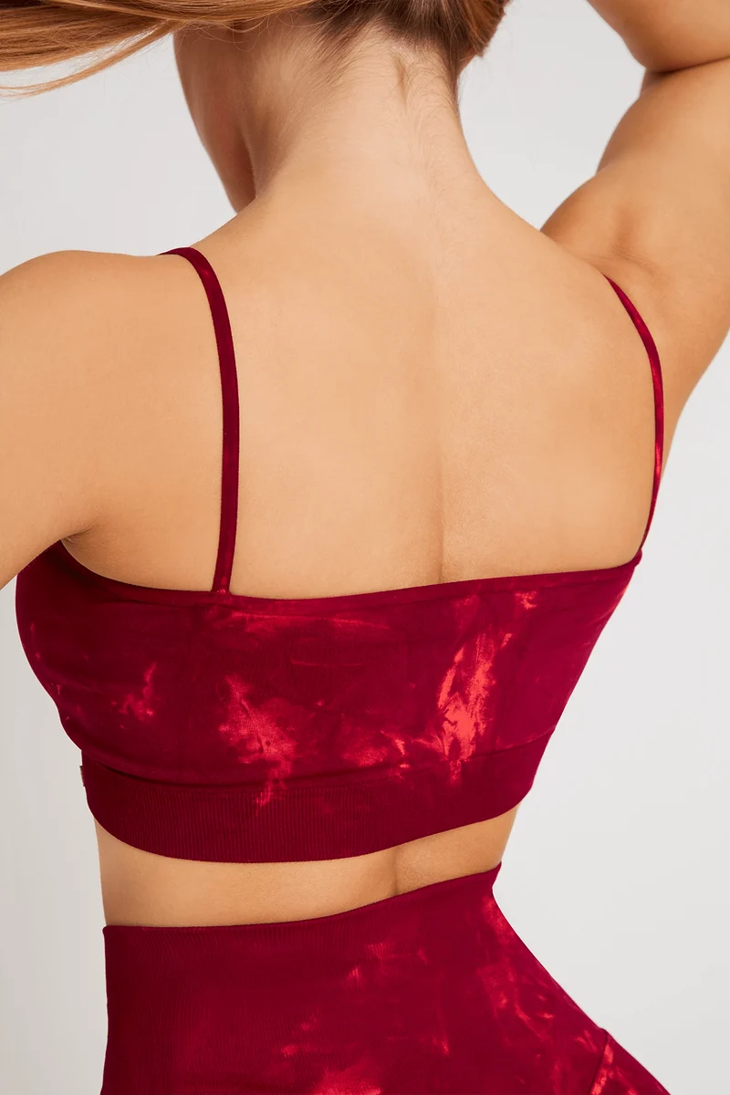 Top Maltinto Rosso Inferno - Taglia Unica