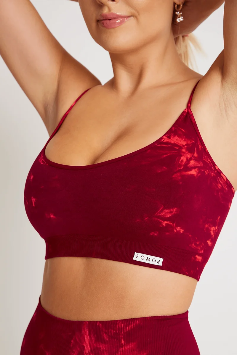 Top Maltinto Rosso Inferno - Taglia Unica