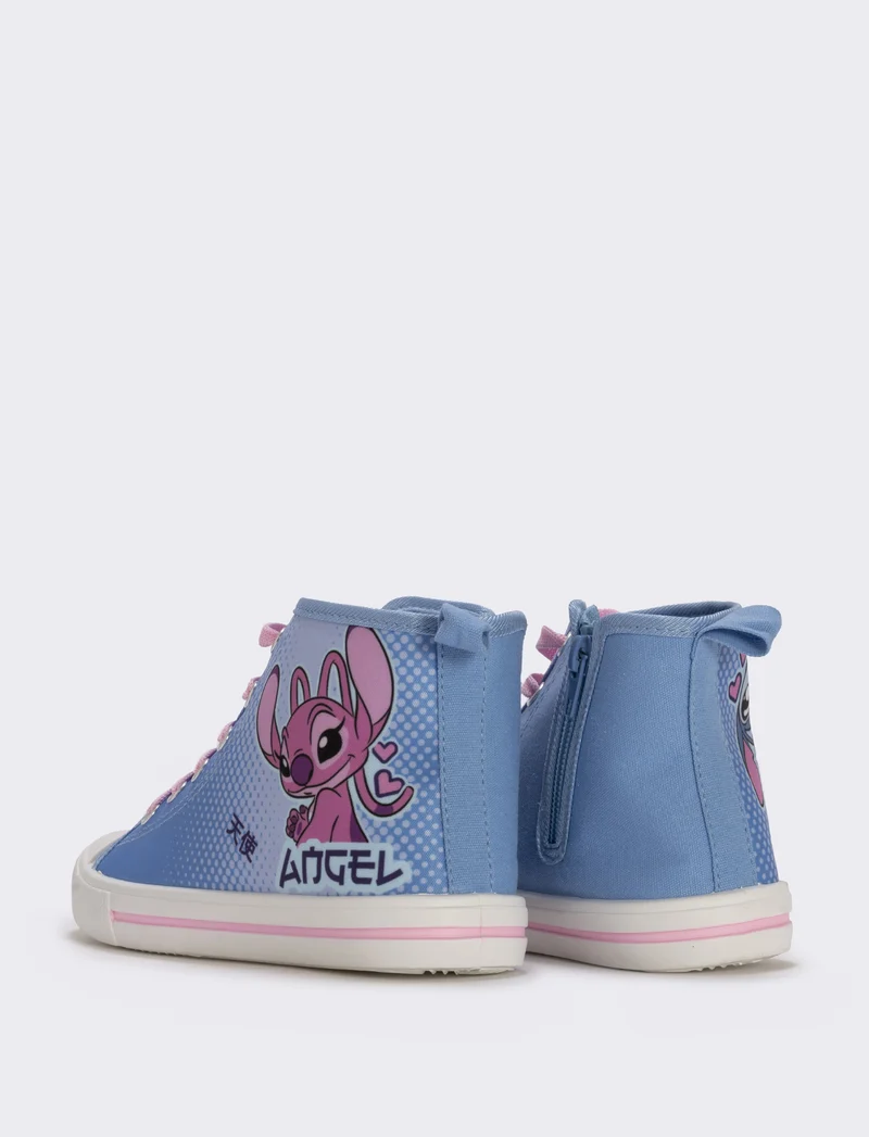 Sneakers celesti Stitch&Angel© da bambina - Lilla