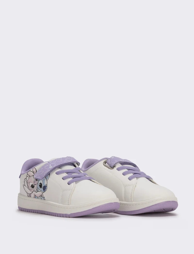 Sneakers Stitch© bambina con strappo - Bianco
