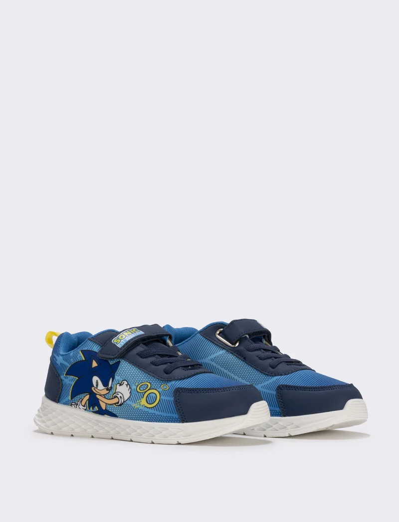 Sneakers blu Sonic© con strappo per bambini - Blu