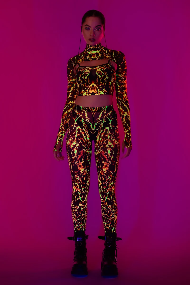 Slow Burner Mesh 2 Piece Shrug
