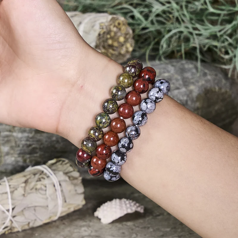 Olivenorma Scorpio – 23. Okt. – 21. Nov. – Sternzeichen-Armbandset mit Kristallen