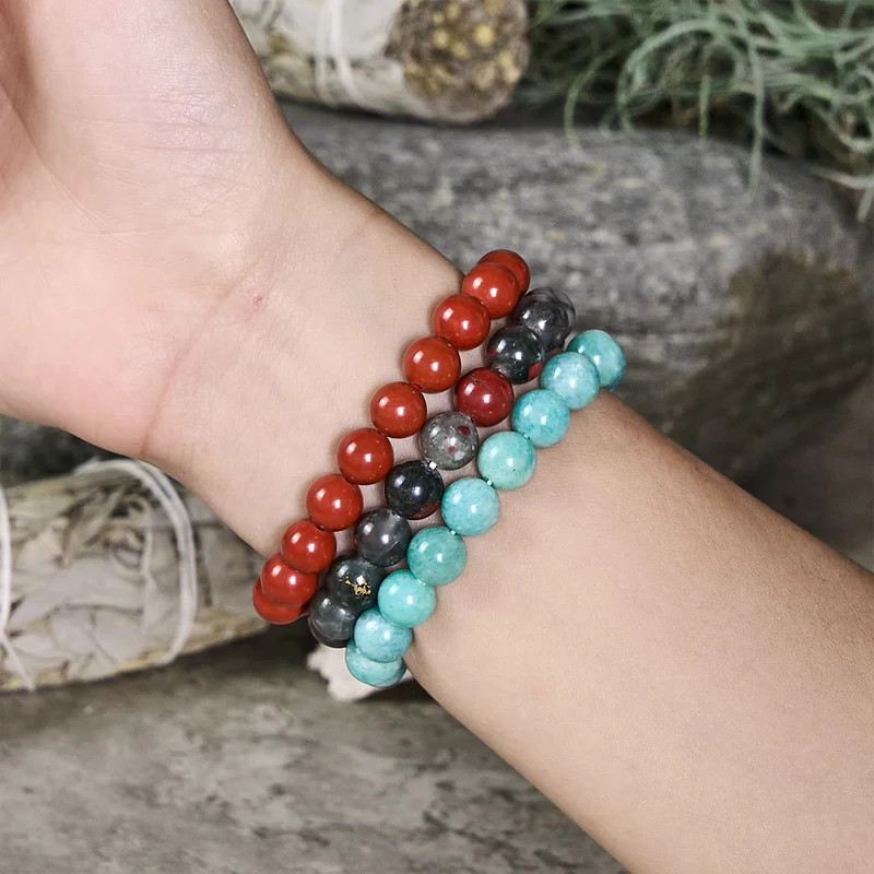 Olivenorma Stier – 20. April – 20. Mai – Sternzeichen-Armbandset mit Kristallen