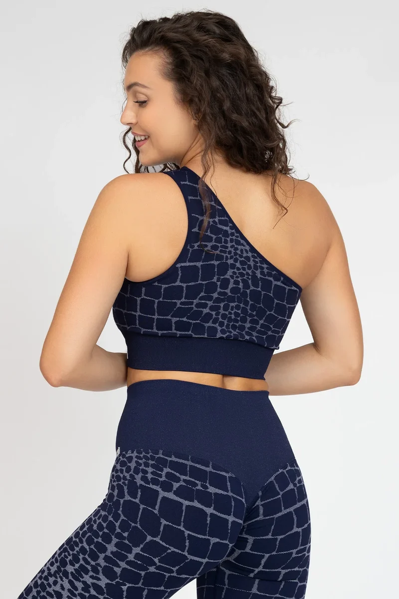 Top Monospalla Cocco Blu Notte
