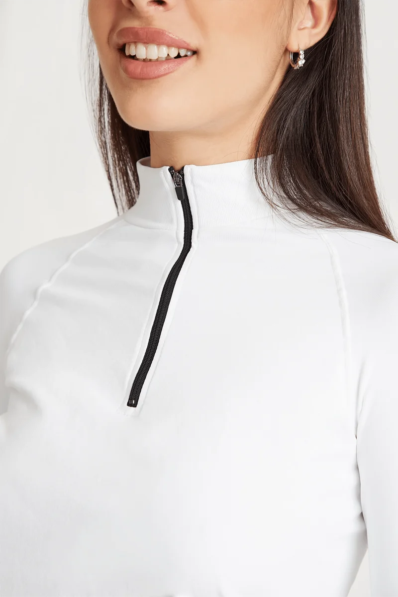 Bolero Zip Bianco