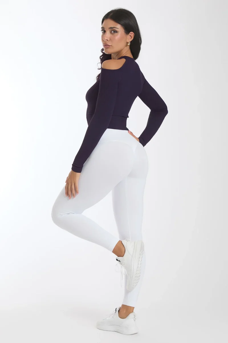 Maglia Nyx Spalle Scoperte Blu Notte