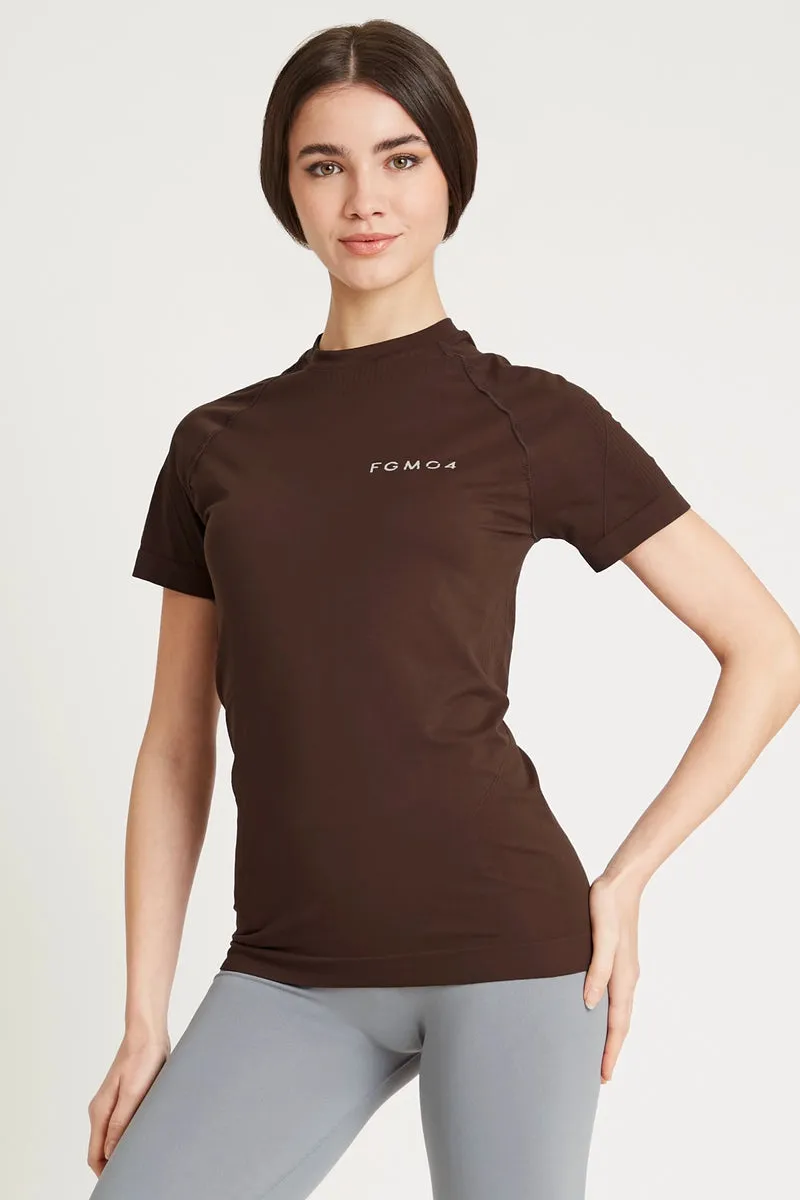 Maglia Donna Run Cioccolato