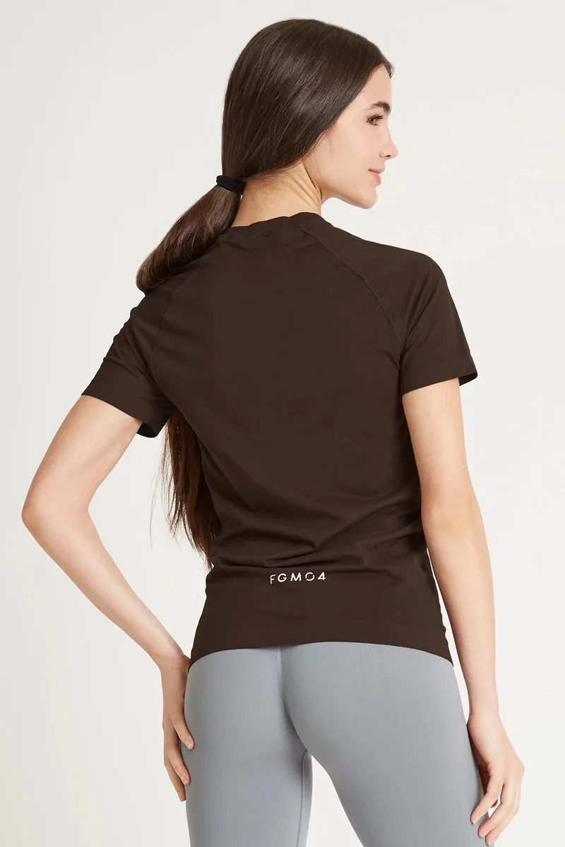 Maglia Donna Run Cioccolato