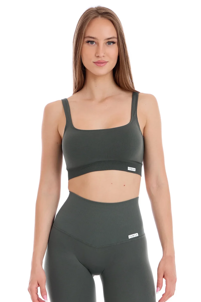 Top Gym Fashion Coal Green