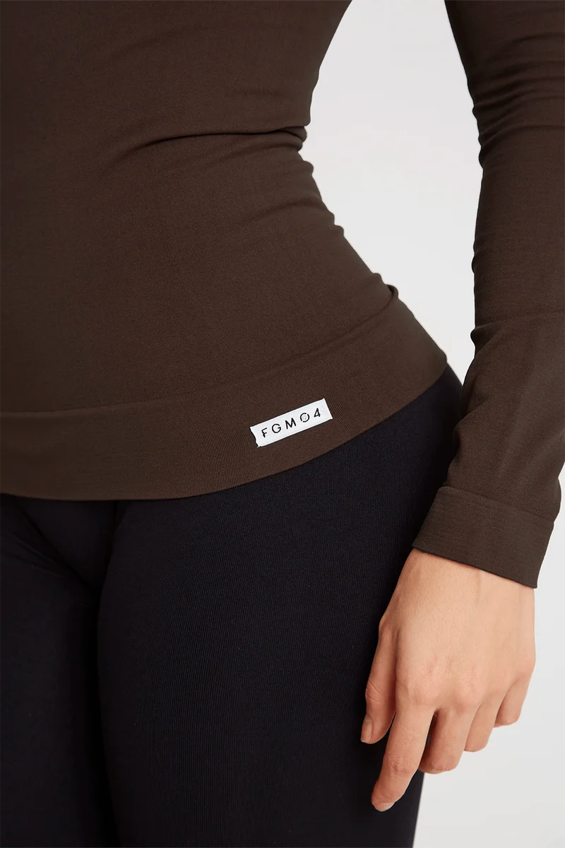 Maglia Manica Lunga Snellente Cioccolato 2.0