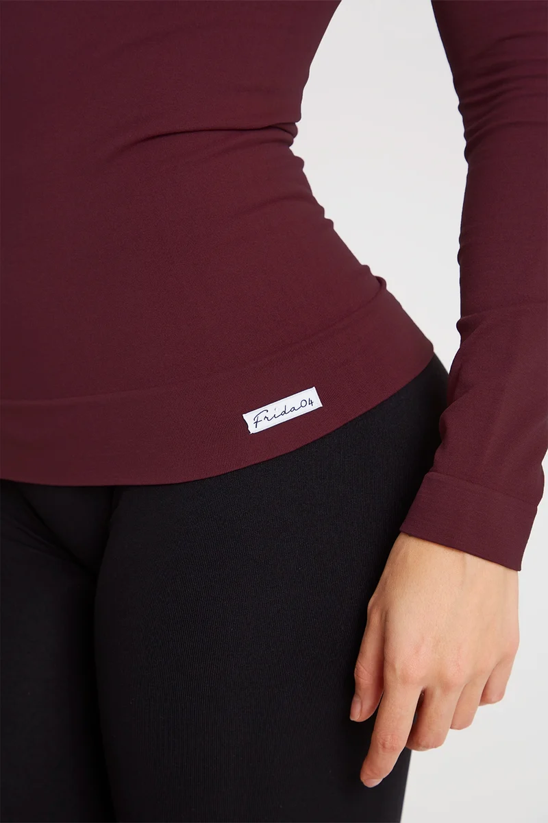 Maglia Manica Lunga Snellente Merlot 2.0