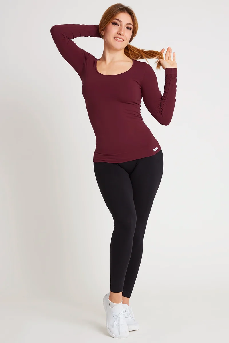 Maglia Manica Lunga Snellente Merlot 2.0