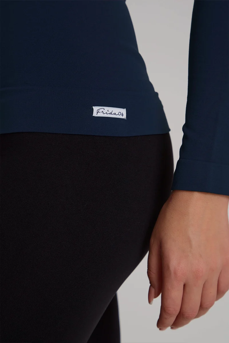 Maglia Manica Lunga Snellente Blu Notte 2.0