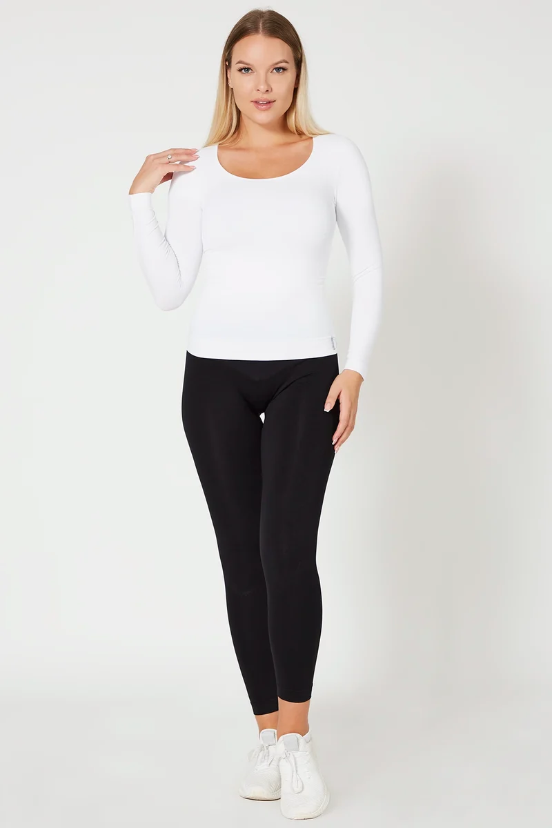 Maglia Manica Lunga Snellente Bianco 2.0