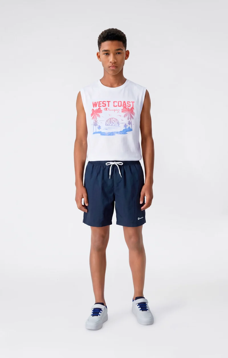 Boys’ Sleeveless T-Shirt and Swim Shorts Set