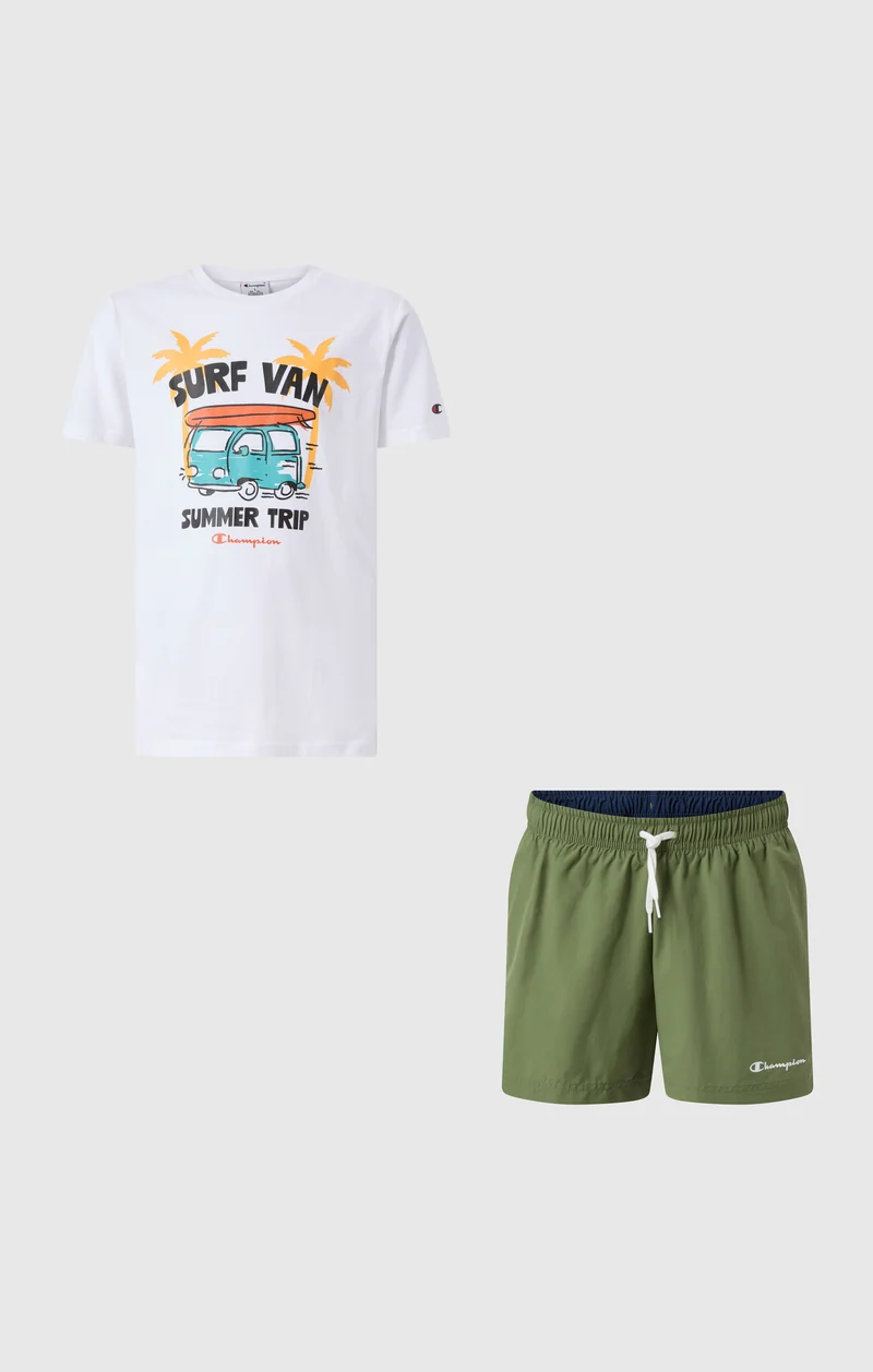 Boys’ T-Shirt and Swim Shorts Set