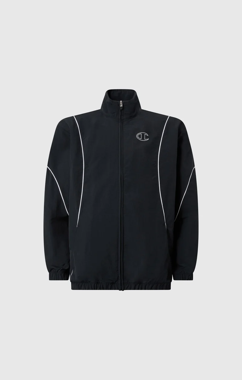 Boys’ Hooded Full Zip Top In Lightweight Nylon