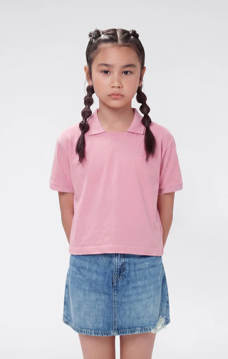 Girls’ Lightweight Jersey Polo Shirt Icons