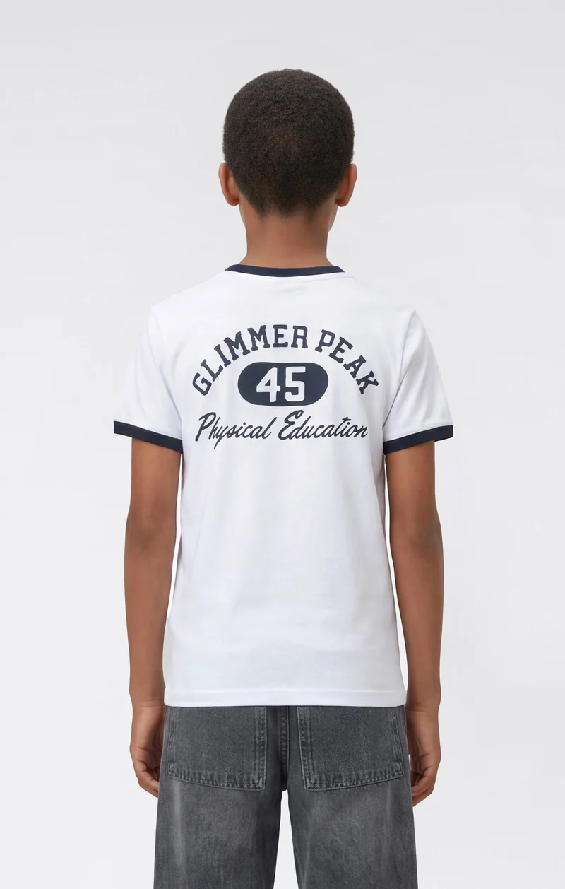 Boys’ Ringer T-Shirt with Graphic