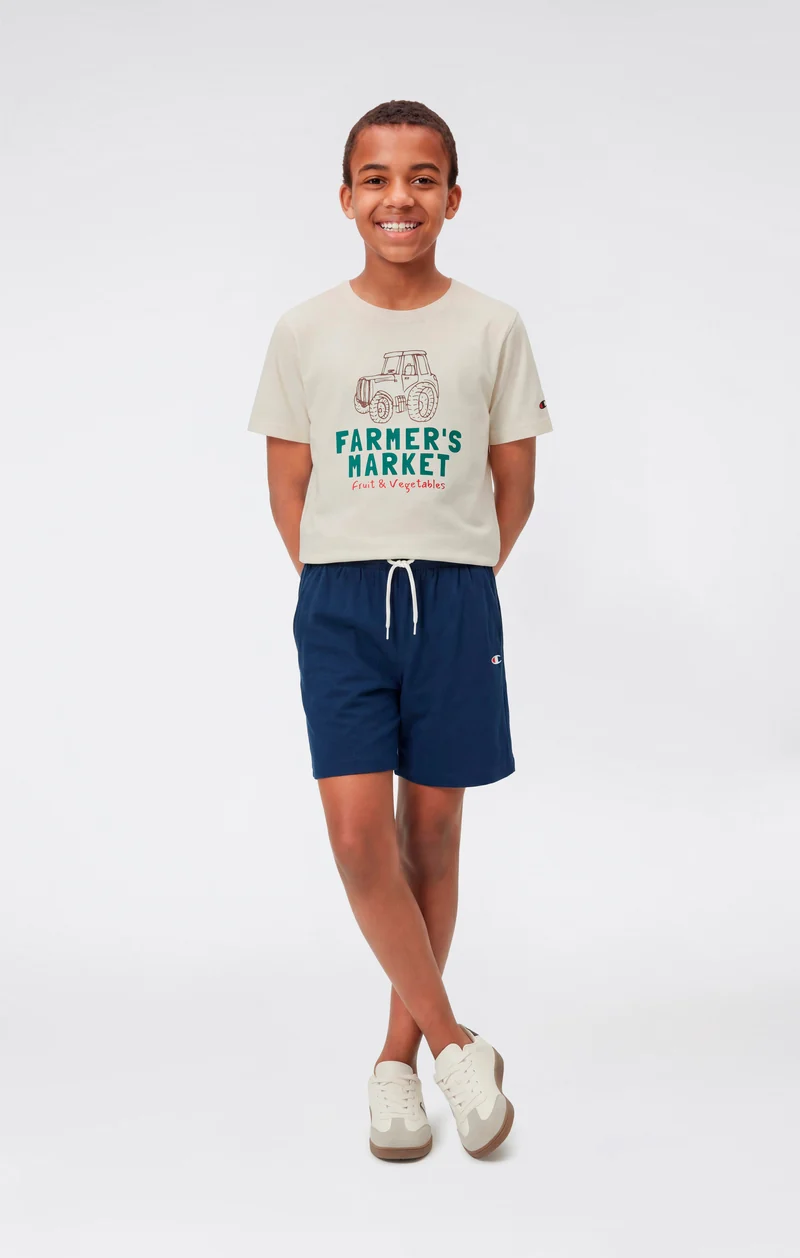 Boys’ Cotton T-Shirt and Shorts Set