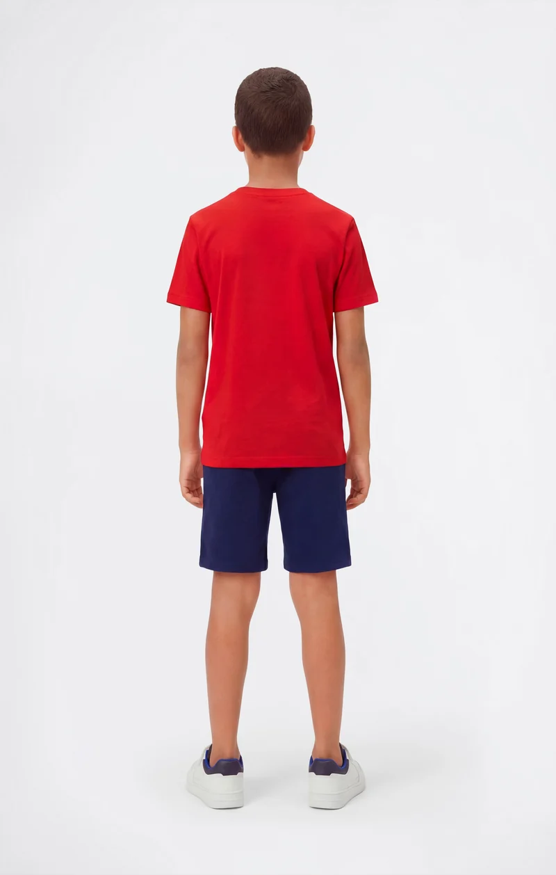 Boys’ Cotton T-Shirt and Shorts Set