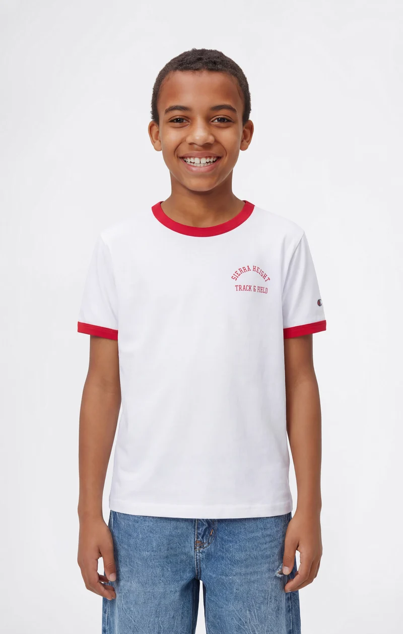 Boys’ Ringer T-Shirt with Graphic