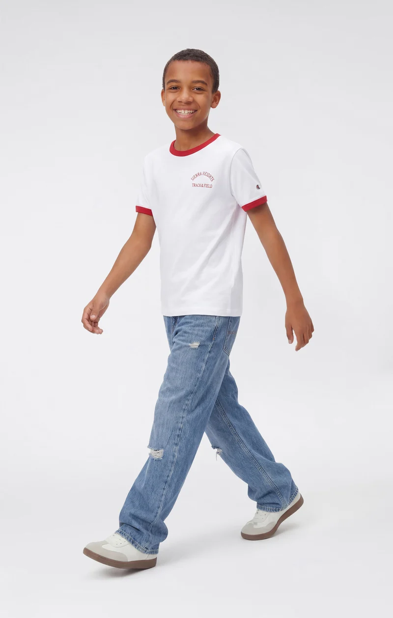 Boys’ Ringer T-Shirt with Graphic