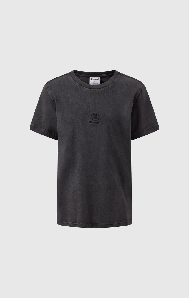 Boys’ Washed Effect Crewneck T-Shirt Icons